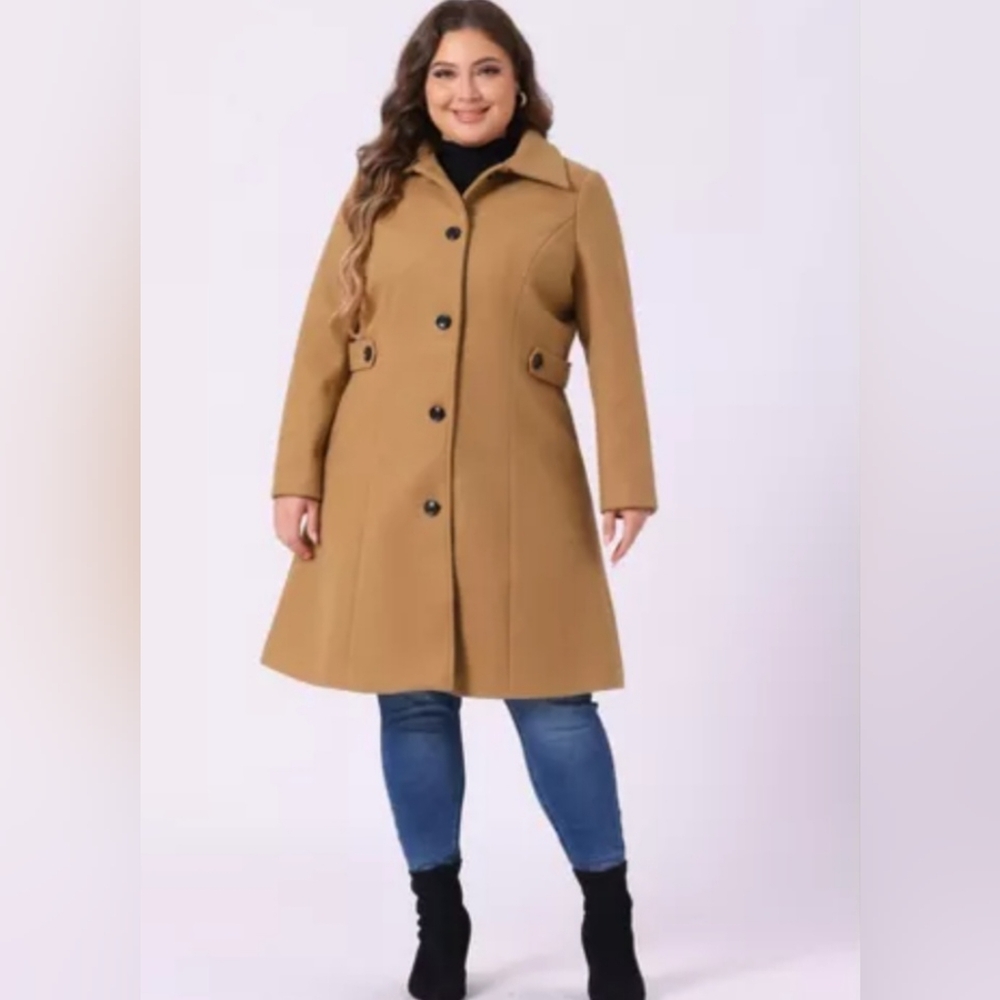 AGNES ORINDA | Single Breasted Utility Belted Overcoat